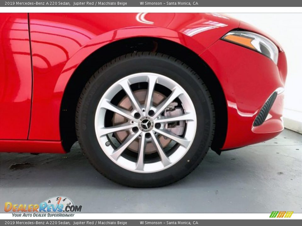2019 Mercedes-Benz A 220 Sedan Jupiter Red / Macchiato Beige Photo #9