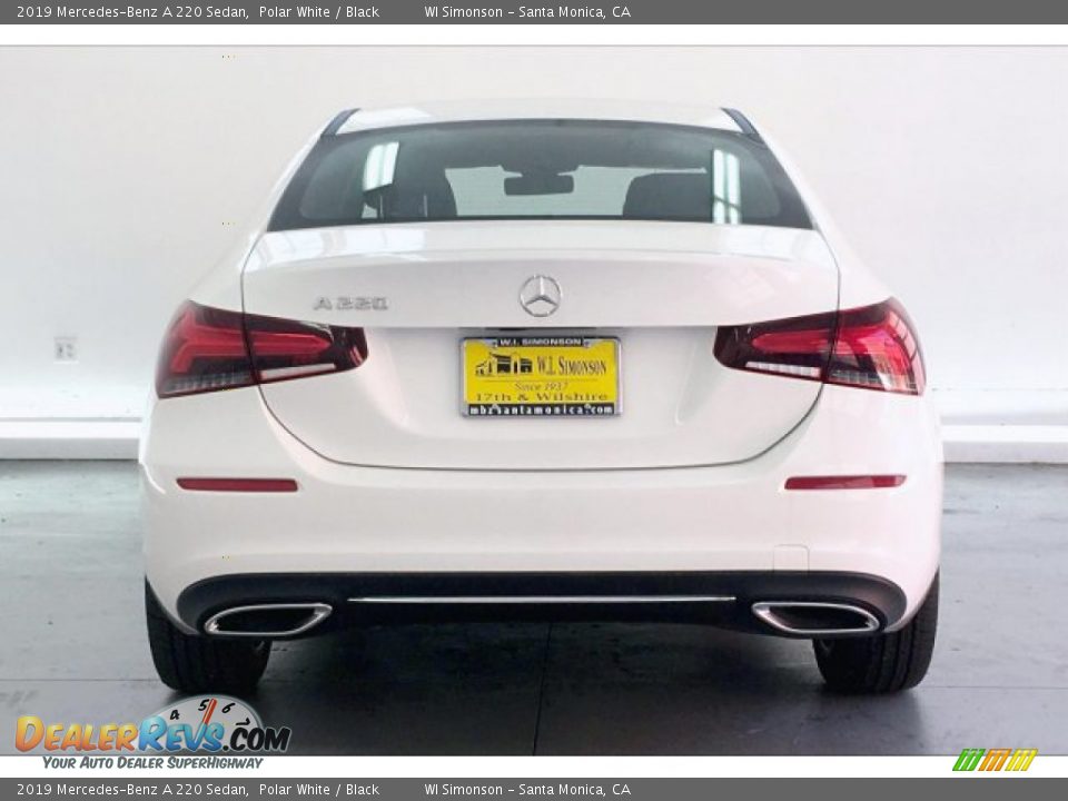 2019 Mercedes-Benz A 220 Sedan Polar White / Black Photo #3