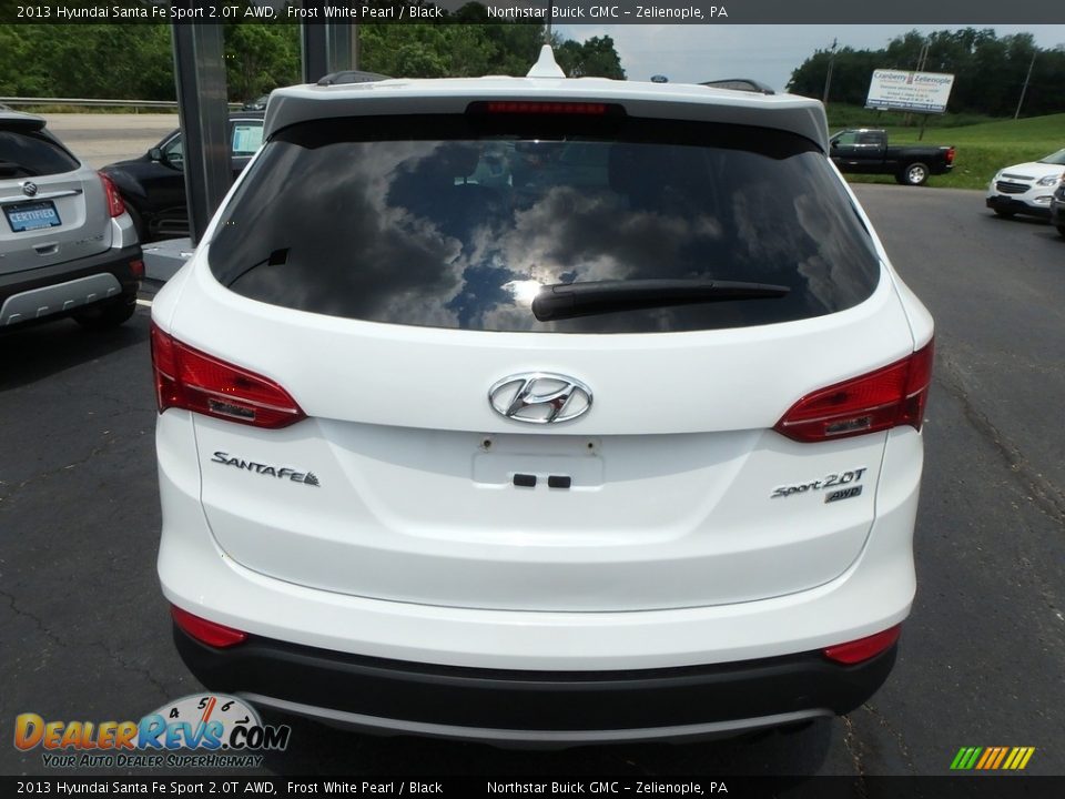 2013 Hyundai Santa Fe Sport 2.0T AWD Frost White Pearl / Black Photo #10