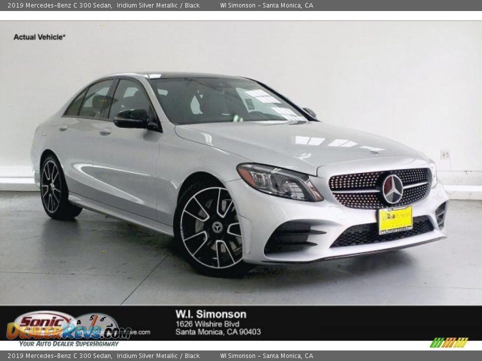 2019 Mercedes-Benz C 300 Sedan Iridium Silver Metallic / Black Photo #1