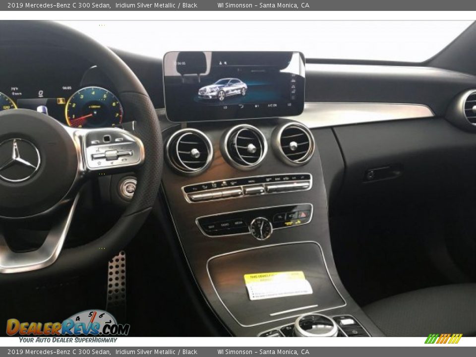 2019 Mercedes-Benz C 300 Sedan Iridium Silver Metallic / Black Photo #6