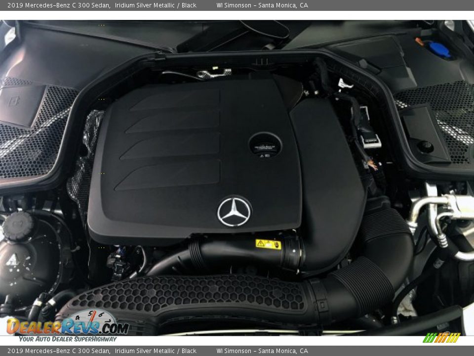 2019 Mercedes-Benz C 300 Sedan Iridium Silver Metallic / Black Photo #8