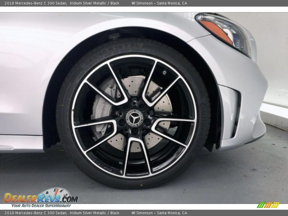 2019 Mercedes-Benz C 300 Sedan Iridium Silver Metallic / Black Photo #9