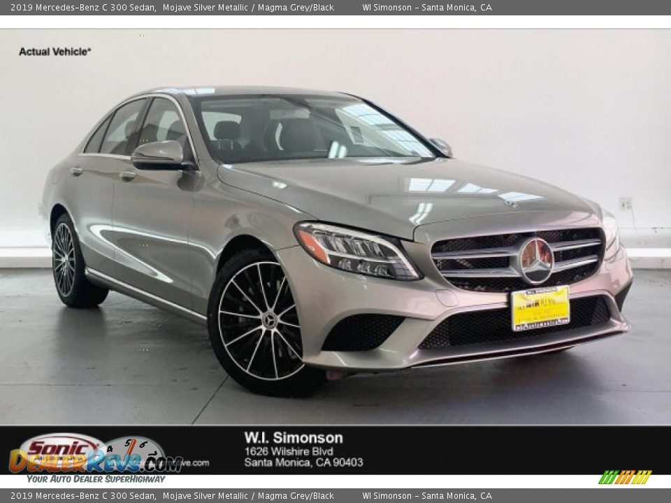 2019 Mercedes-Benz C 300 Sedan Mojave Silver Metallic / Magma Grey/Black Photo #1