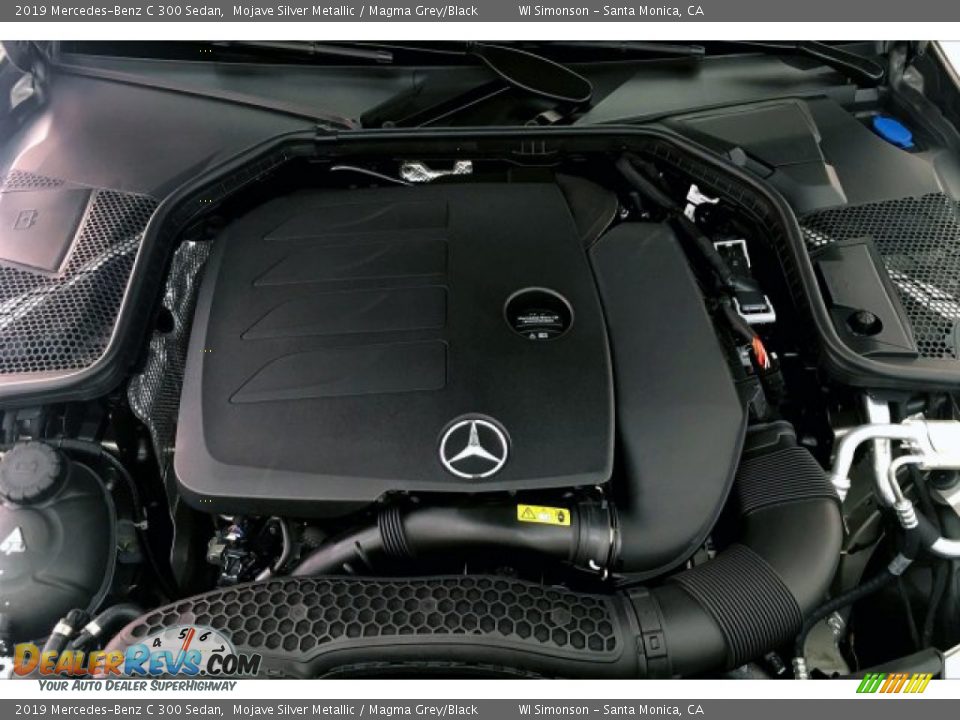 2019 Mercedes-Benz C 300 Sedan Mojave Silver Metallic / Magma Grey/Black Photo #8