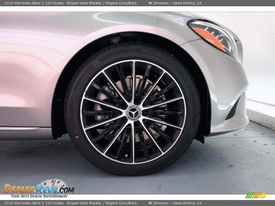 2019 Mercedes-Benz C 300 Sedan Mojave Silver Metallic / Magma Grey/Black Photo #9