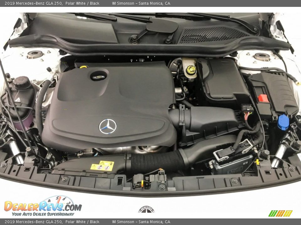 2019 Mercedes-Benz GLA 250 Polar White / Black Photo #8
