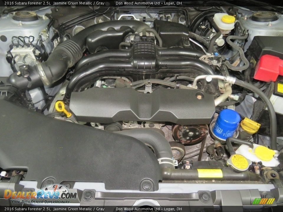 2016 Subaru Forester 2.5i Jasmine Green Metallic / Gray Photo #7