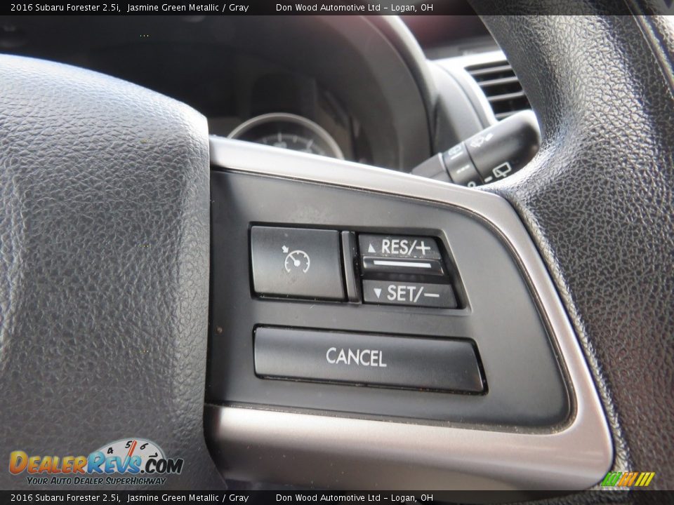 2016 Subaru Forester 2.5i Jasmine Green Metallic / Gray Photo #24