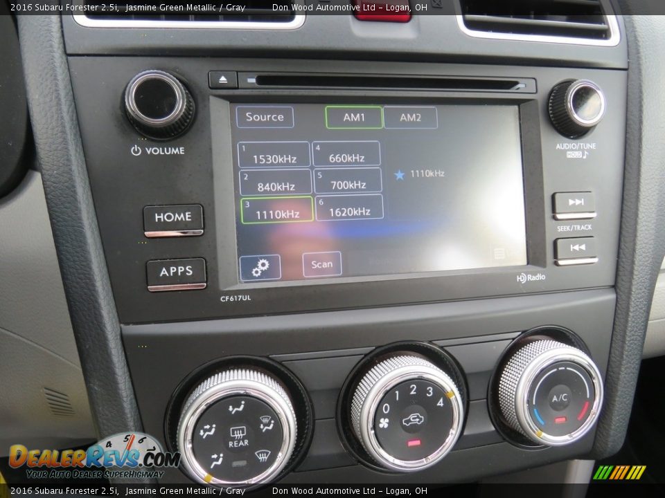 2016 Subaru Forester 2.5i Jasmine Green Metallic / Gray Photo #27