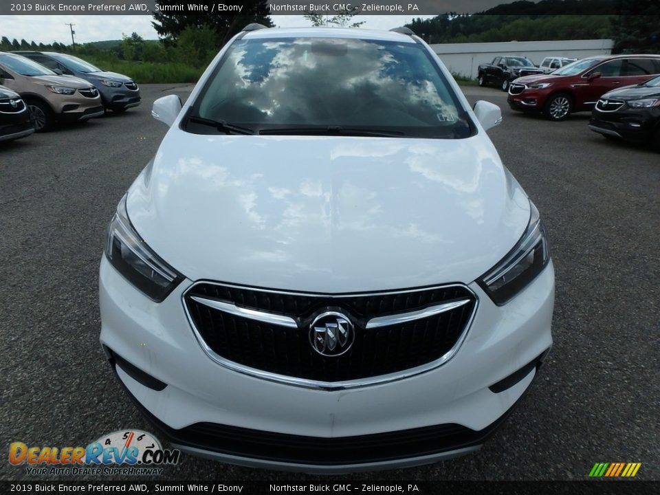 2019 Buick Encore Preferred AWD Summit White / Ebony Photo #2