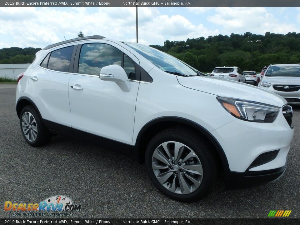 2019 Buick Encore Preferred AWD Summit White / Ebony Photo #3