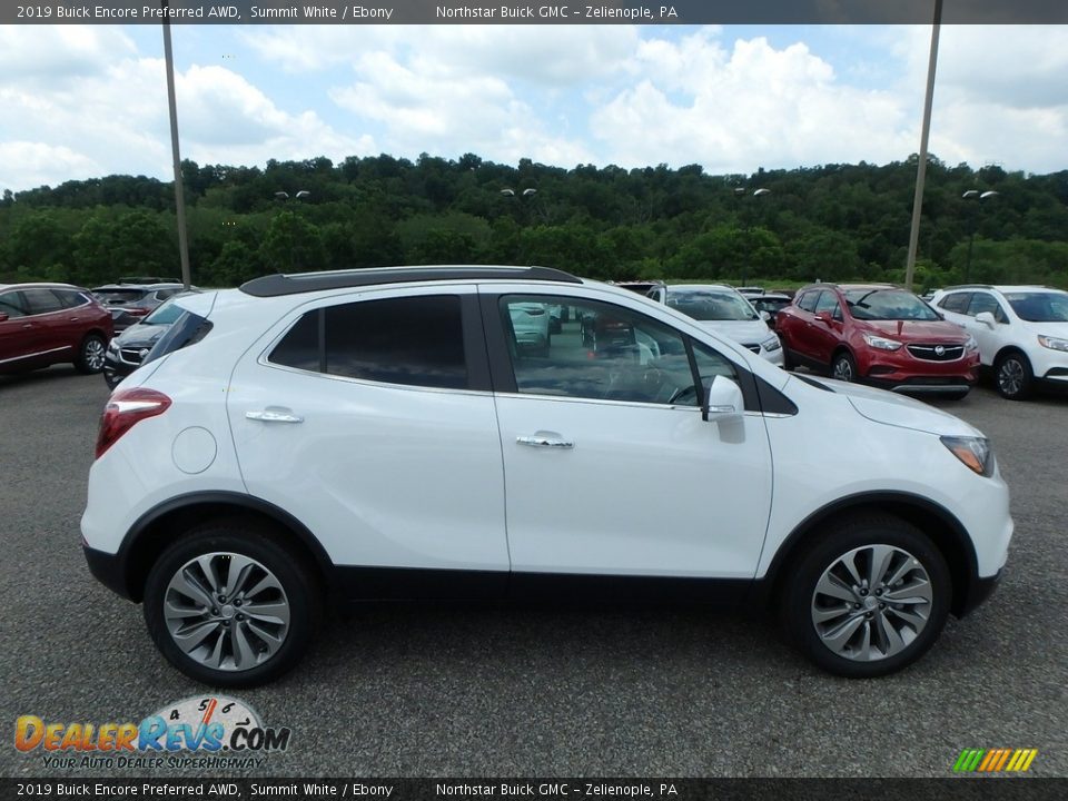 2019 Buick Encore Preferred AWD Summit White / Ebony Photo #4