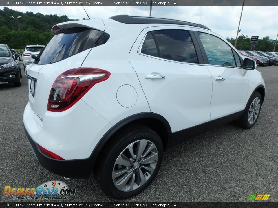 2019 Buick Encore Preferred AWD Summit White / Ebony Photo #5