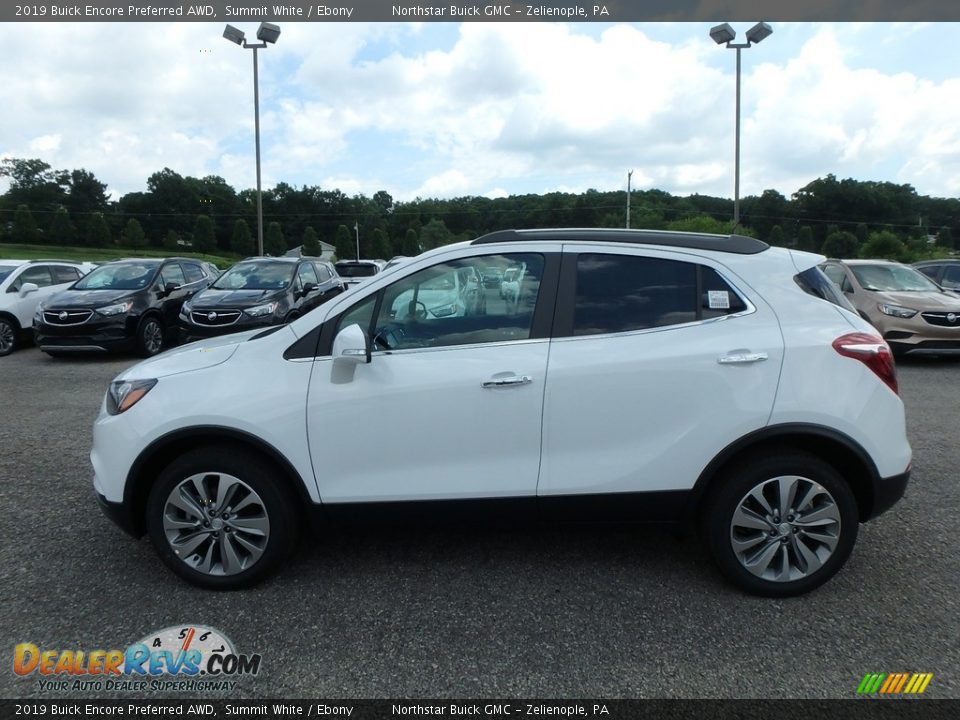 2019 Buick Encore Preferred AWD Summit White / Ebony Photo #9