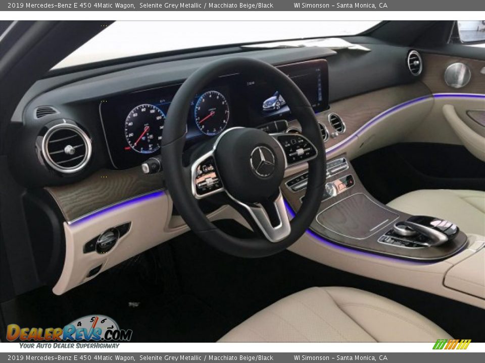 2019 Mercedes-Benz E 450 4Matic Wagon Selenite Grey Metallic / Macchiato Beige/Black Photo #4