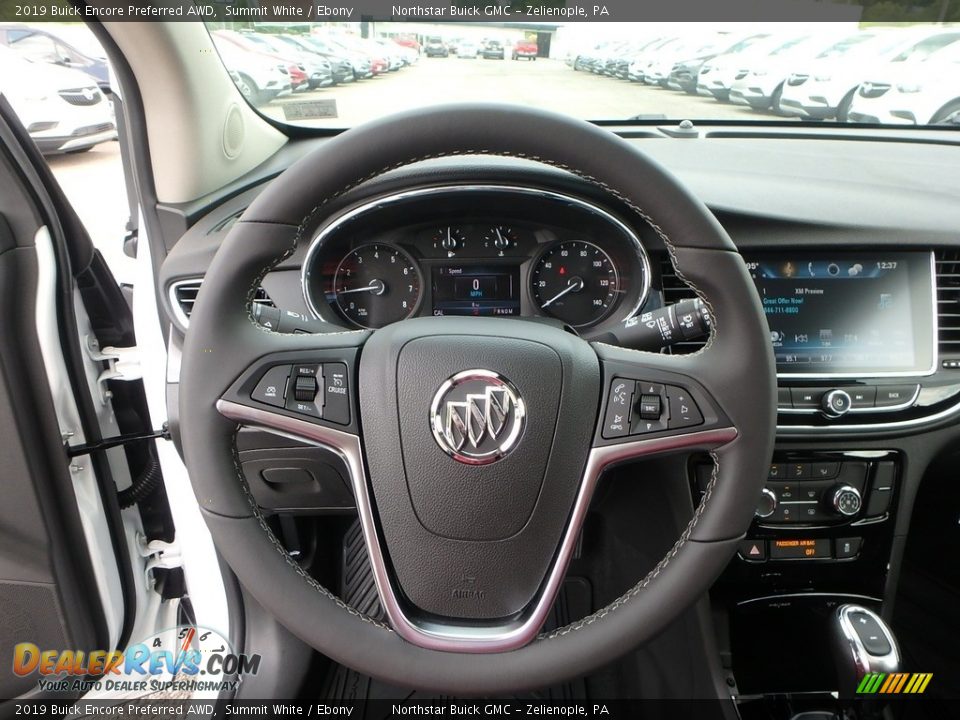 2019 Buick Encore Preferred AWD Summit White / Ebony Photo #18