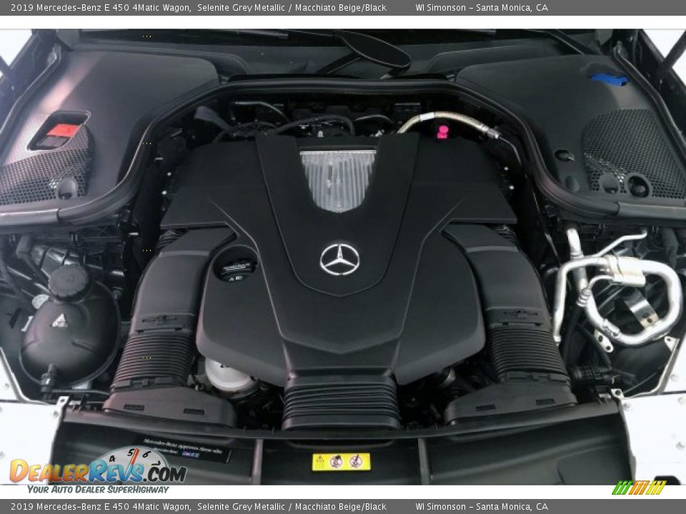 2019 Mercedes-Benz E 450 4Matic Wagon Selenite Grey Metallic / Macchiato Beige/Black Photo #8