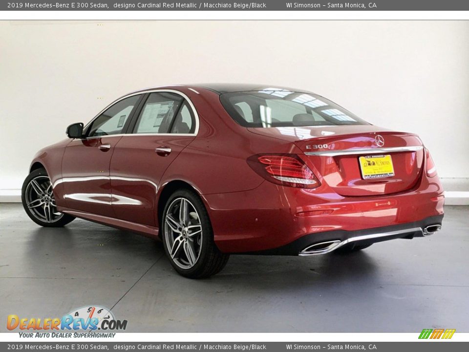 2019 Mercedes-Benz E 300 Sedan designo Cardinal Red Metallic / Macchiato Beige/Black Photo #2