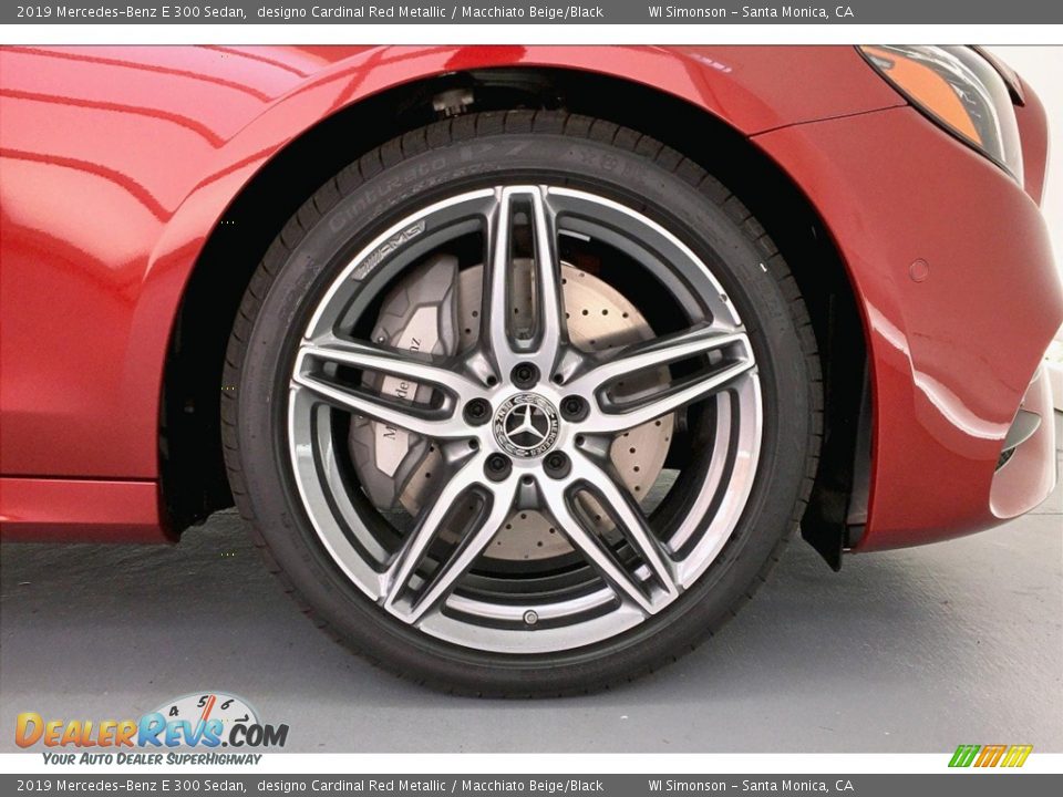 2019 Mercedes-Benz E 300 Sedan designo Cardinal Red Metallic / Macchiato Beige/Black Photo #9