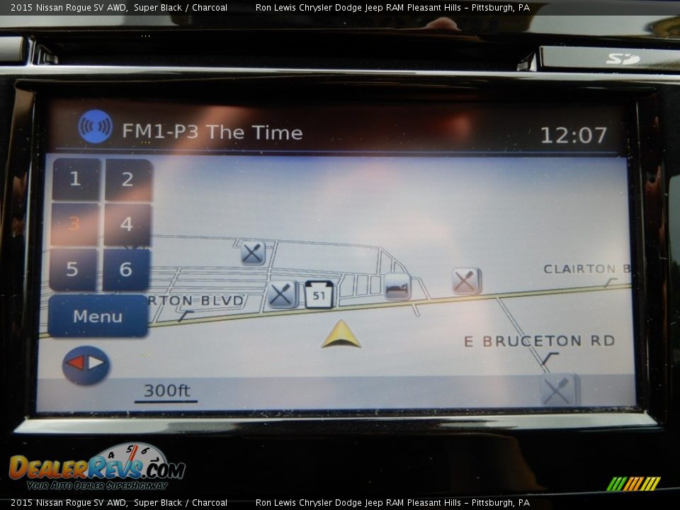 2015 Nissan Rogue SV AWD Super Black / Charcoal Photo #18