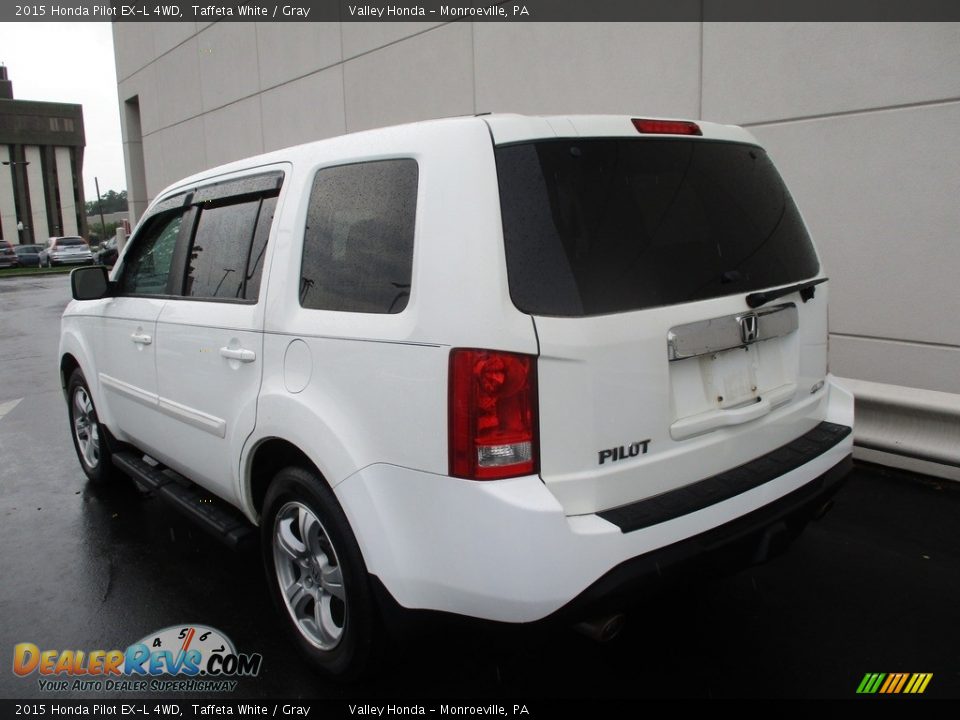 2015 Honda Pilot EX-L 4WD Taffeta White / Gray Photo #3