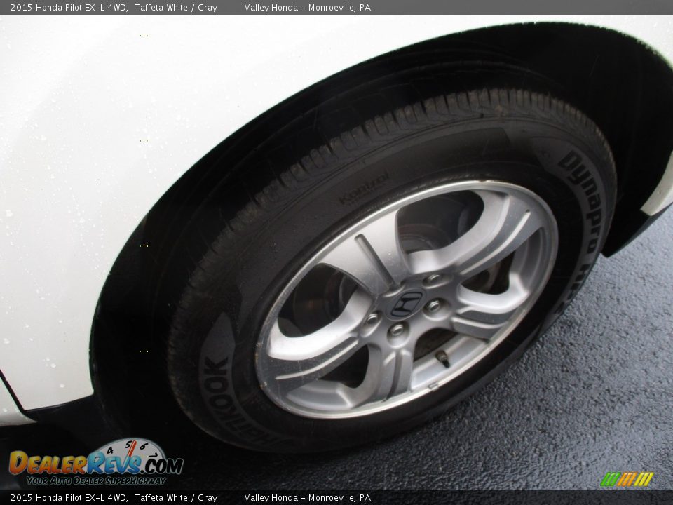 2015 Honda Pilot EX-L 4WD Taffeta White / Gray Photo #6