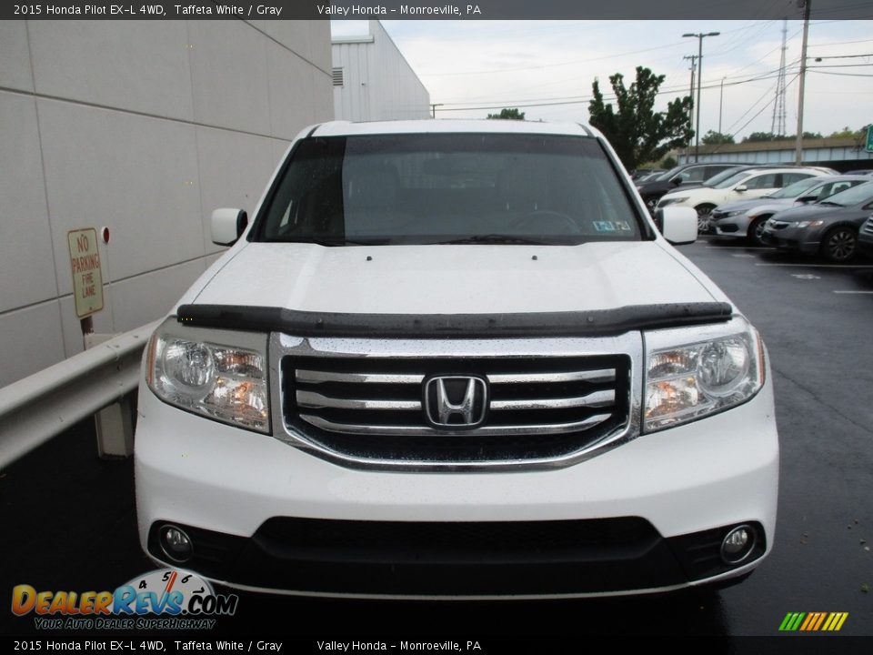 2015 Honda Pilot EX-L 4WD Taffeta White / Gray Photo #8