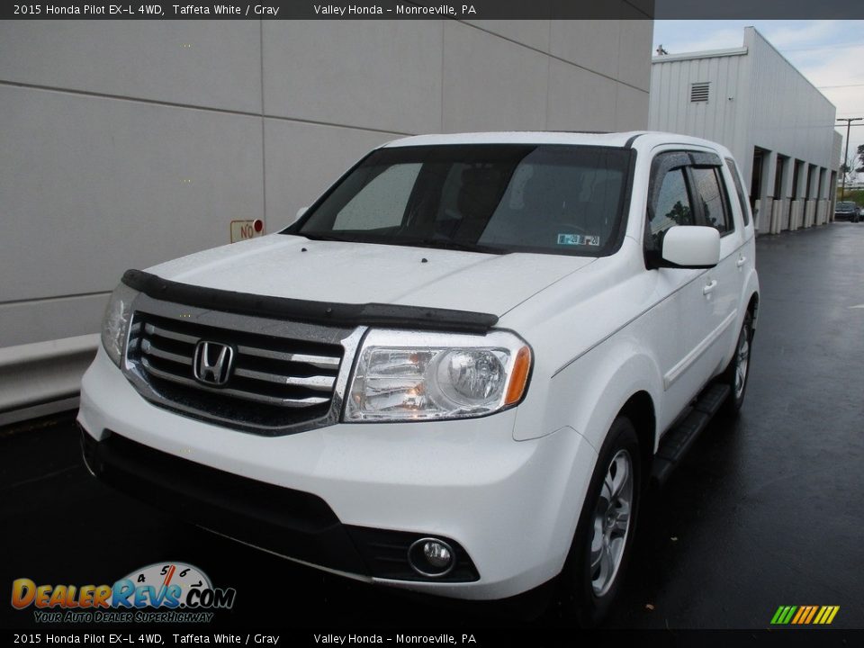 2015 Honda Pilot EX-L 4WD Taffeta White / Gray Photo #9