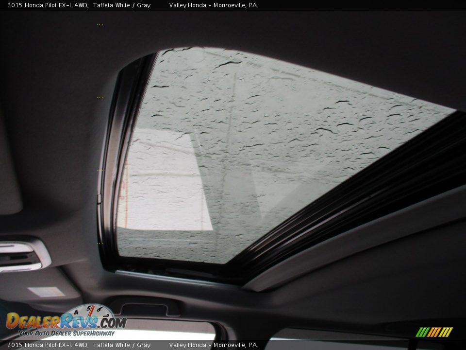 2015 Honda Pilot EX-L 4WD Taffeta White / Gray Photo #11