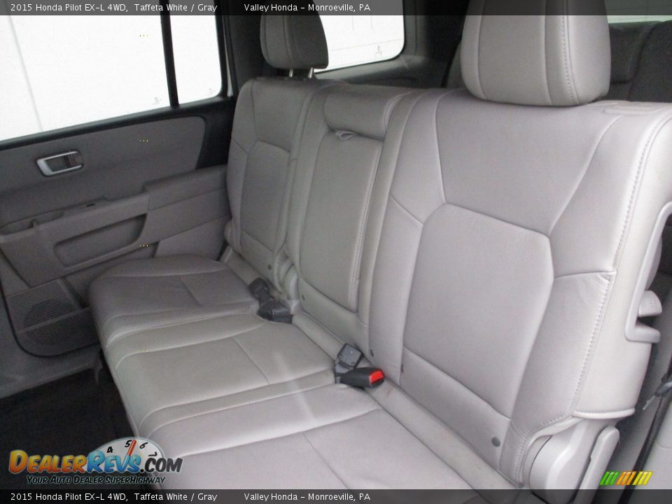 2015 Honda Pilot EX-L 4WD Taffeta White / Gray Photo #13