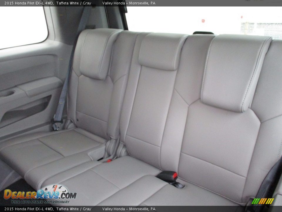 2015 Honda Pilot EX-L 4WD Taffeta White / Gray Photo #14