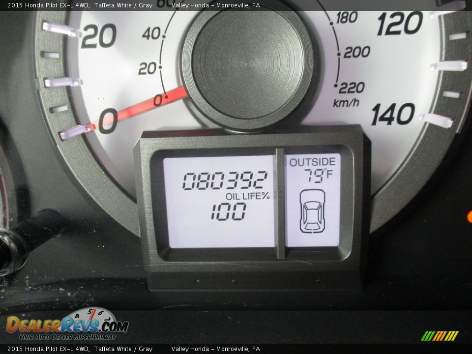 2015 Honda Pilot EX-L 4WD Taffeta White / Gray Photo #20