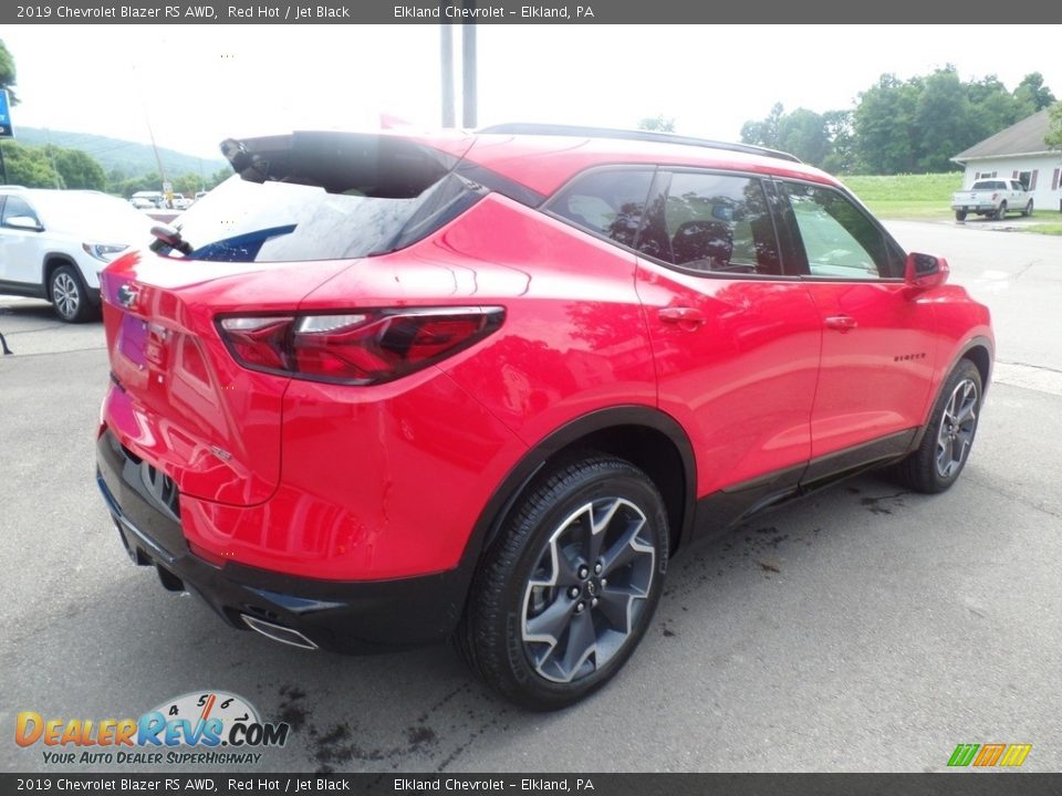 2019 Chevrolet Blazer RS AWD Red Hot / Jet Black Photo #7