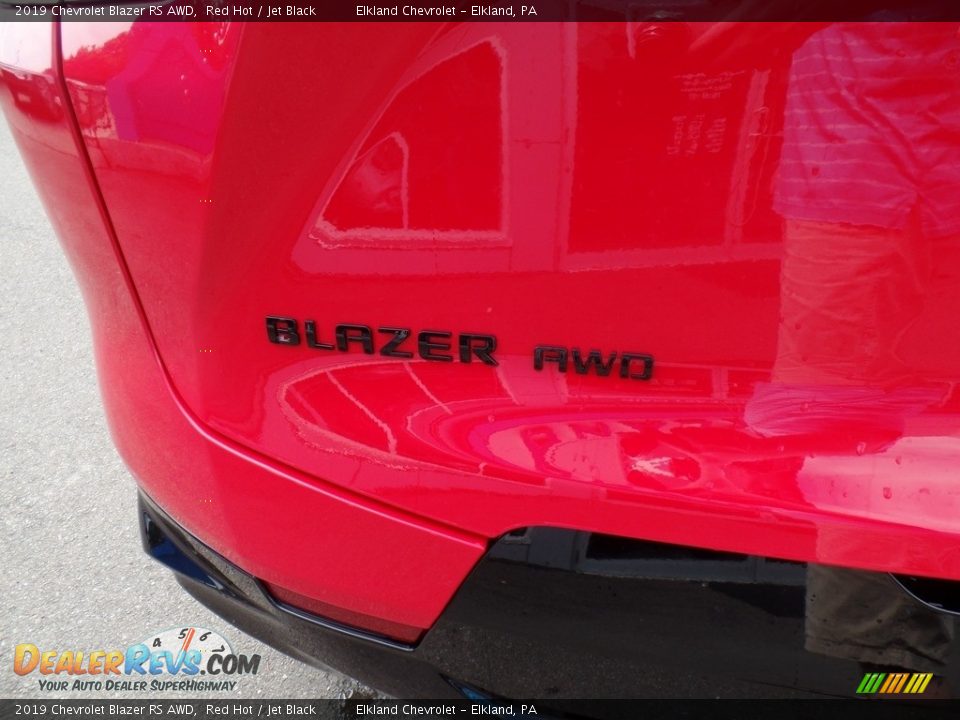 2019 Chevrolet Blazer RS AWD Red Hot / Jet Black Photo #12