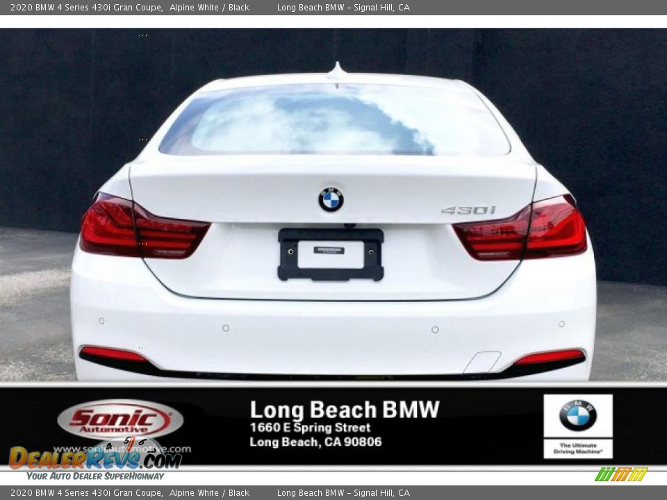 2020 BMW 4 Series 430i Gran Coupe Alpine White / Black Photo #3