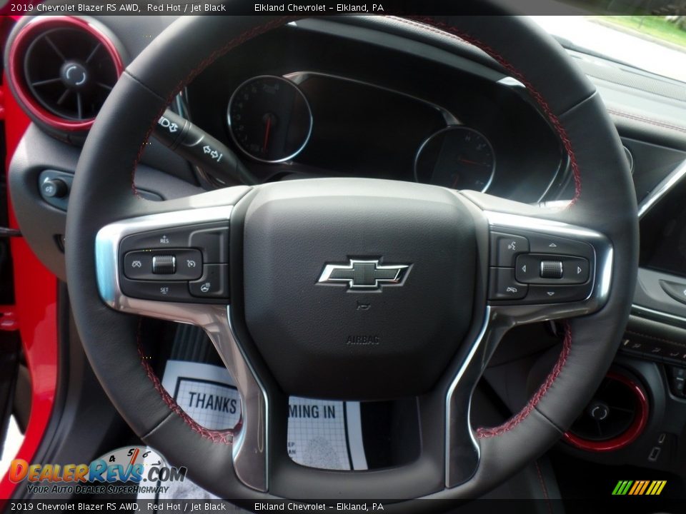 2019 Chevrolet Blazer RS AWD Red Hot / Jet Black Photo #20