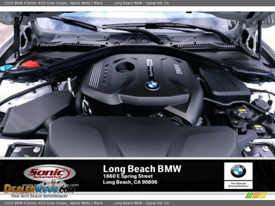 2020 BMW 4 Series 430i Gran Coupe Alpine White / Black Photo #8