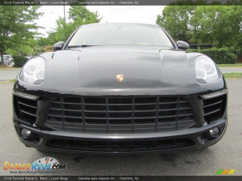 2016 Porsche Macan S Black / Luxor Beige Photo #4