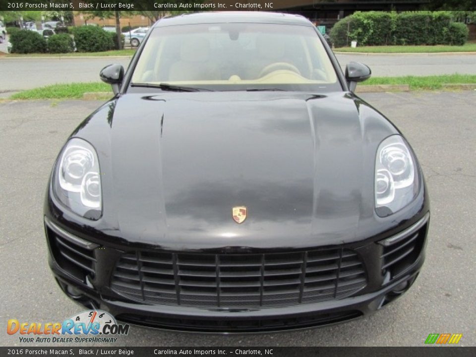 2016 Porsche Macan S Black / Luxor Beige Photo #5