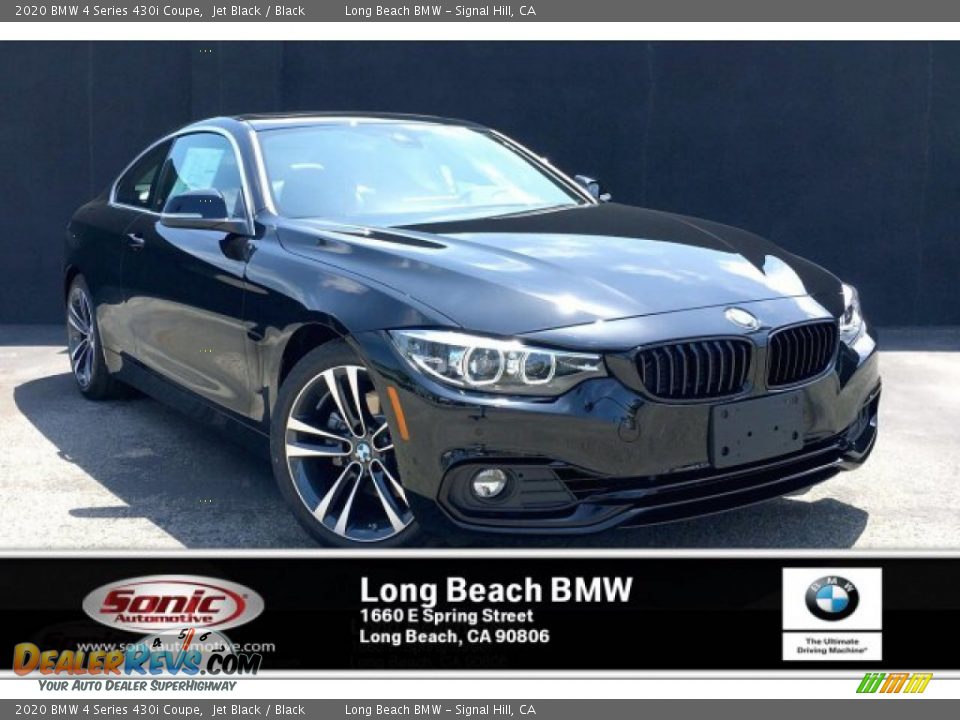 2020 BMW 4 Series 430i Coupe Jet Black / Black Photo #1