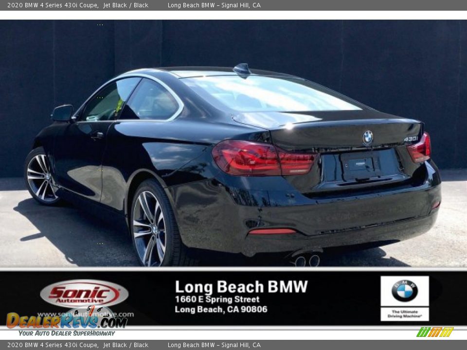 2020 BMW 4 Series 430i Coupe Jet Black / Black Photo #2