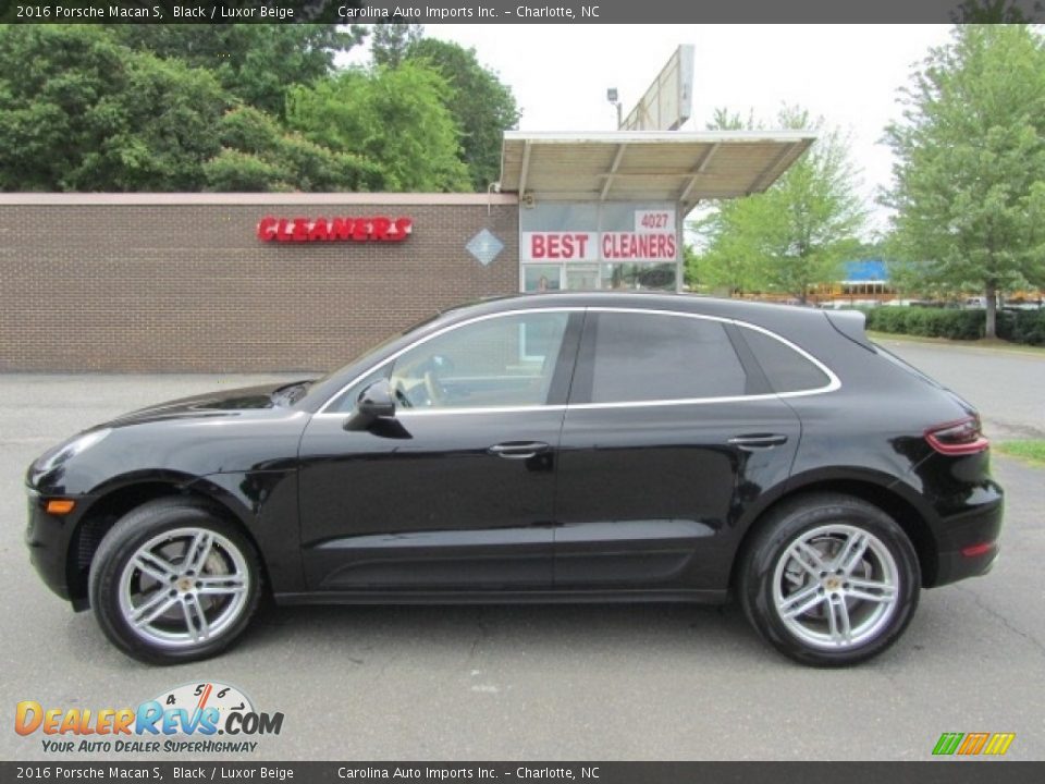 2016 Porsche Macan S Black / Luxor Beige Photo #7