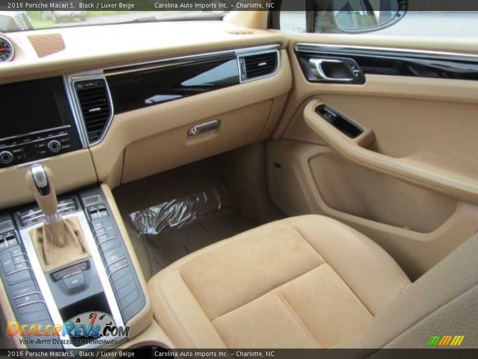 2016 Porsche Macan S Black / Luxor Beige Photo #14