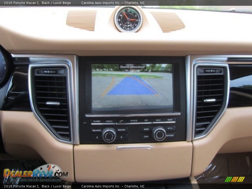 2016 Porsche Macan S Black / Luxor Beige Photo #15