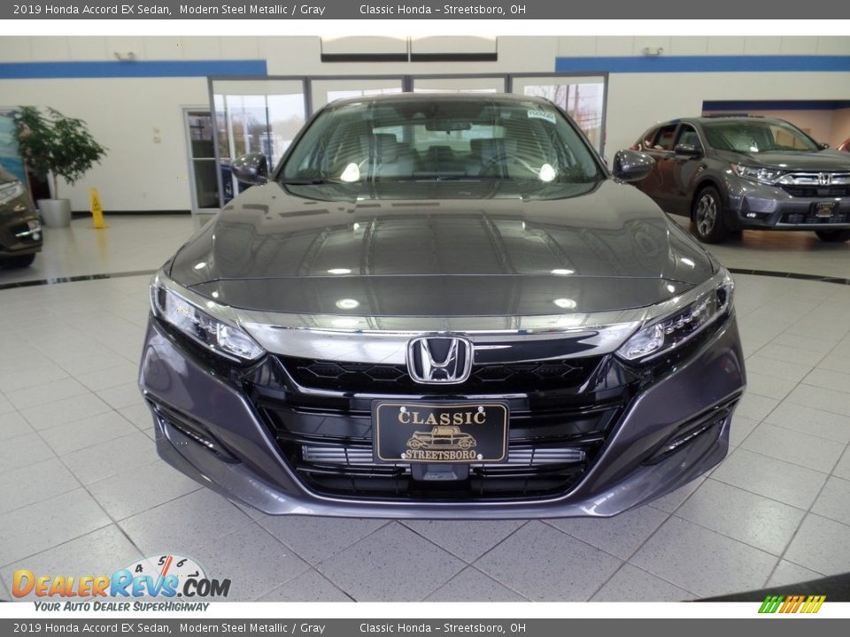 2019 Honda Accord EX Sedan Modern Steel Metallic / Gray Photo #2