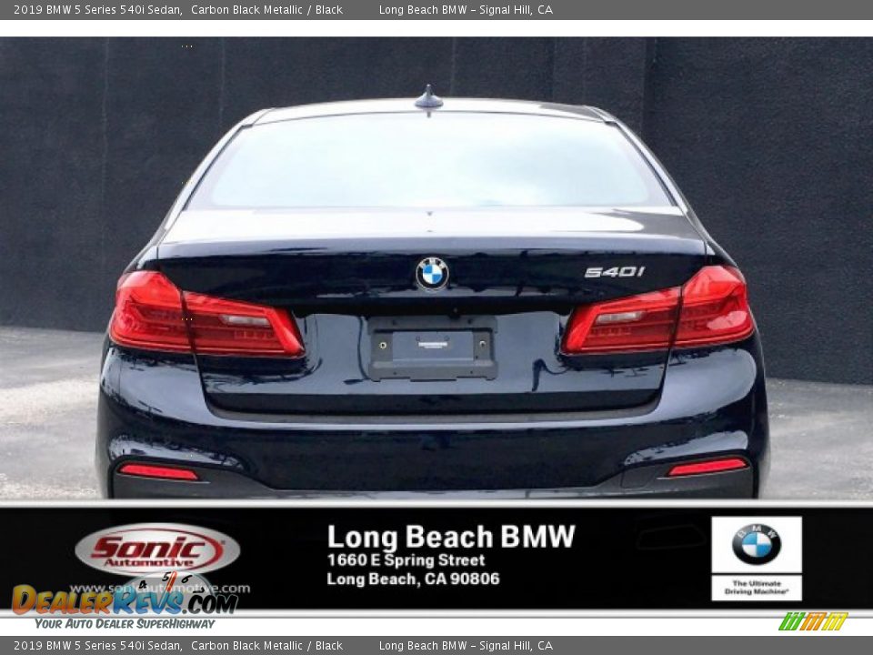 2019 BMW 5 Series 540i Sedan Carbon Black Metallic / Black Photo #3