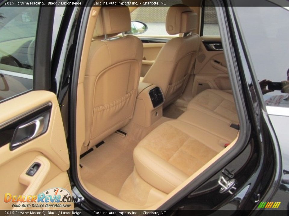 2016 Porsche Macan S Black / Luxor Beige Photo #19