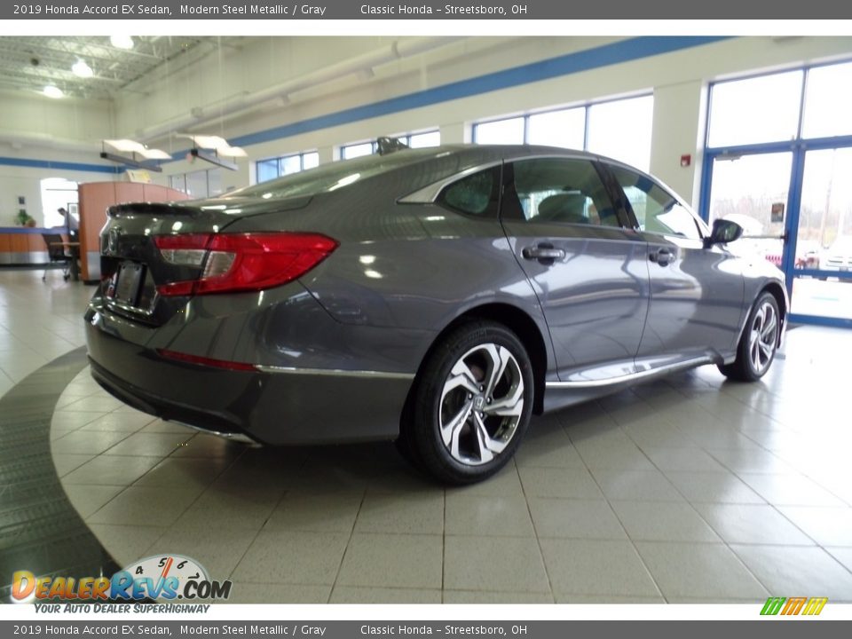 2019 Honda Accord EX Sedan Modern Steel Metallic / Gray Photo #5