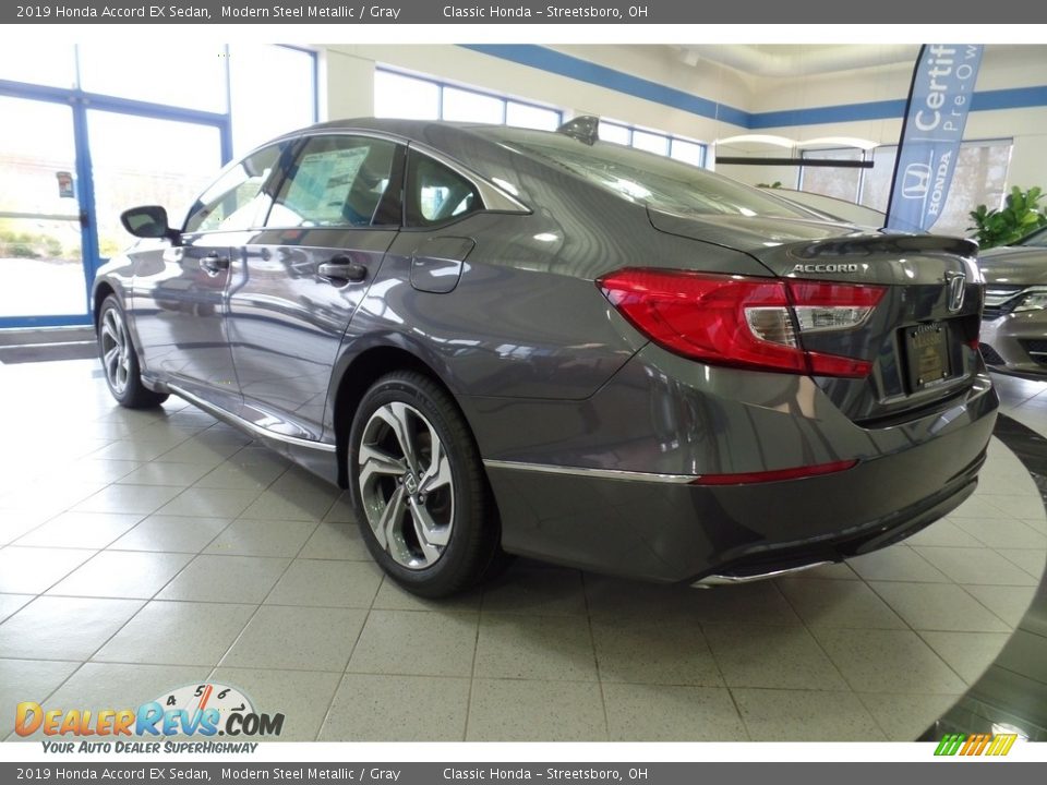 2019 Honda Accord EX Sedan Modern Steel Metallic / Gray Photo #7